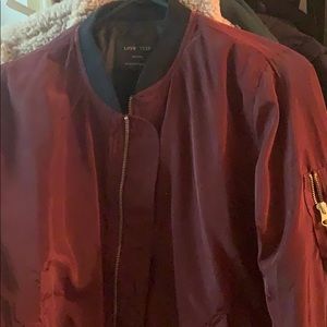 burgundy bomber